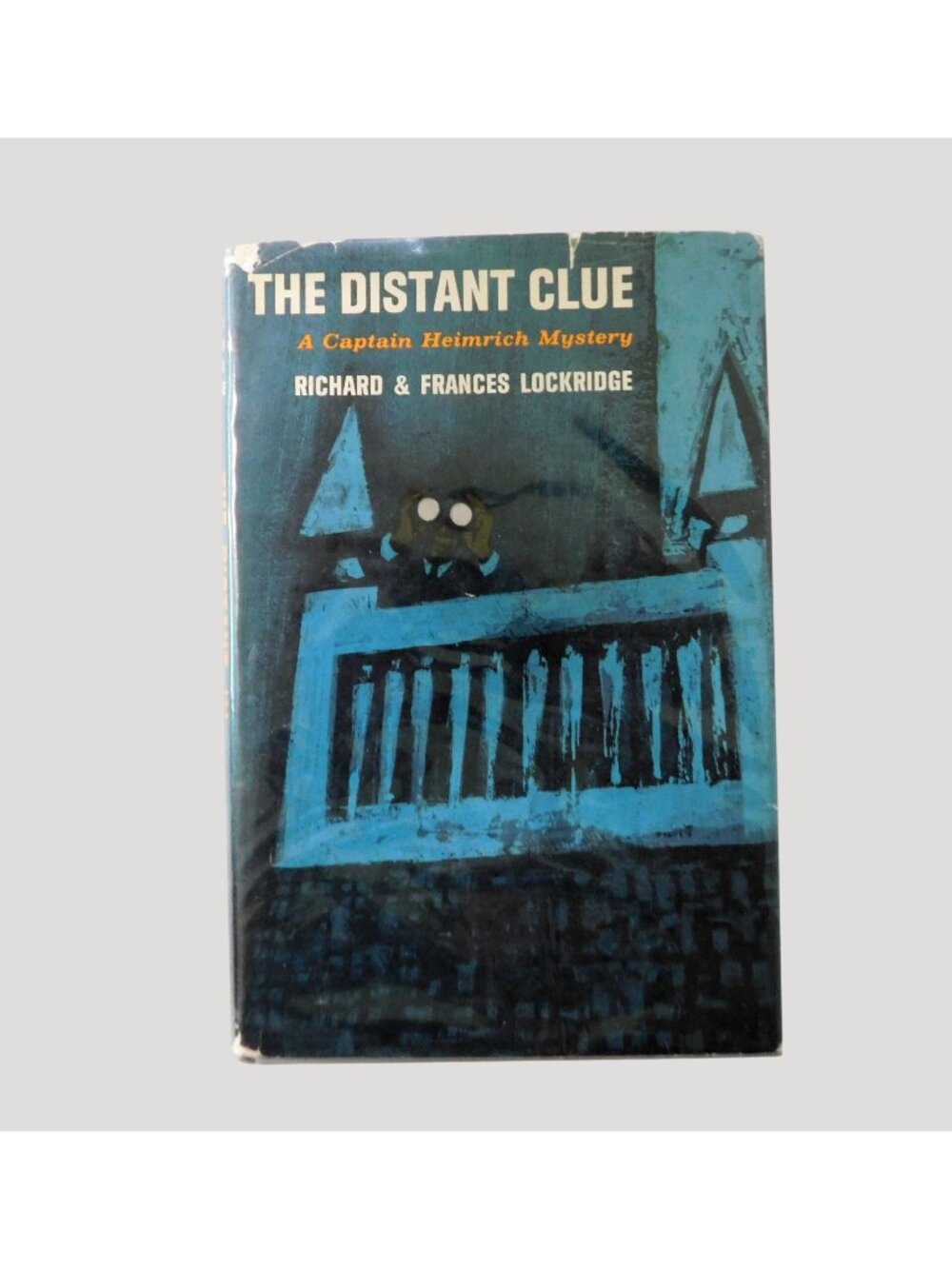 The Distant Clue by Lockridge 1st Ed 1963 Captain Heimrich Mystery HBDJ